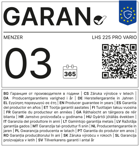 Etichetta di garanzia UE (etichetta GARAN)