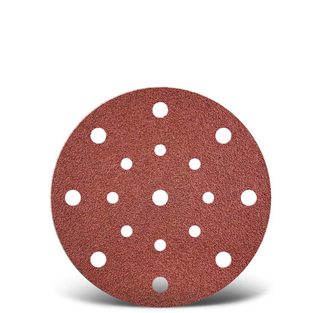 Dischi abrasivi velcrati MENZER per levigatrici rotorbitali, G24–240, Ø 150 mm / 17 fori / corindone normale
