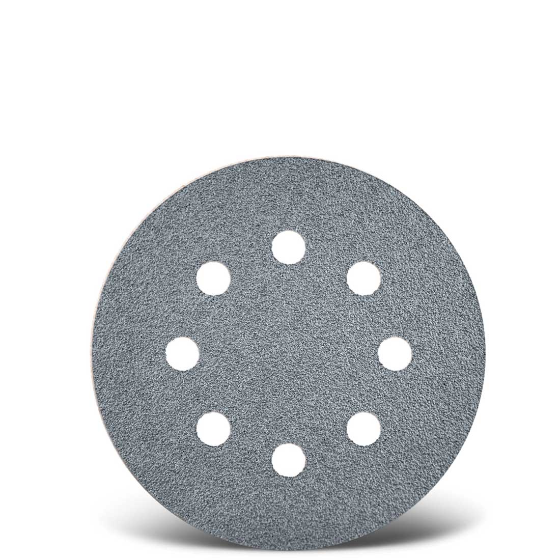 Dischi abrasivi velcrati MENZER per levigatrici rotorbitali, G40–400, Ø 125 mm / 8 fori / corindone semi-friabile con stearato