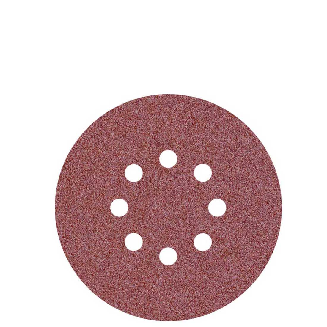 Dischi abrasivi velcrati MioTools per levigatrici rotorbitali, G24–240, Ø 150 mm / 8 fori / corindone normale