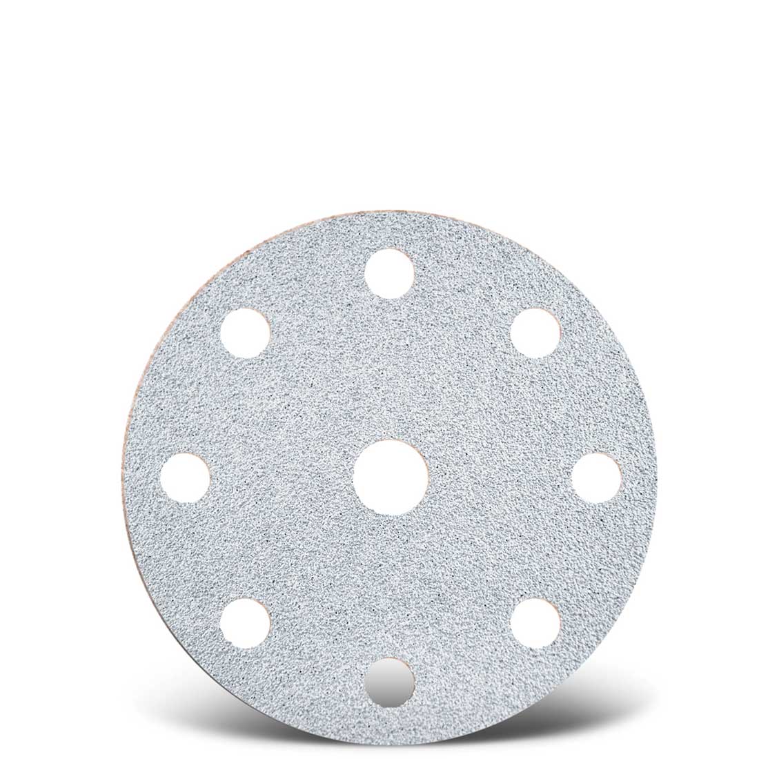 Dischi abrasivi velcrati MENZER per levigatrici rotorbitali, G40–400, Ø 150 mm / 9 fori / corindone normale con stearato
