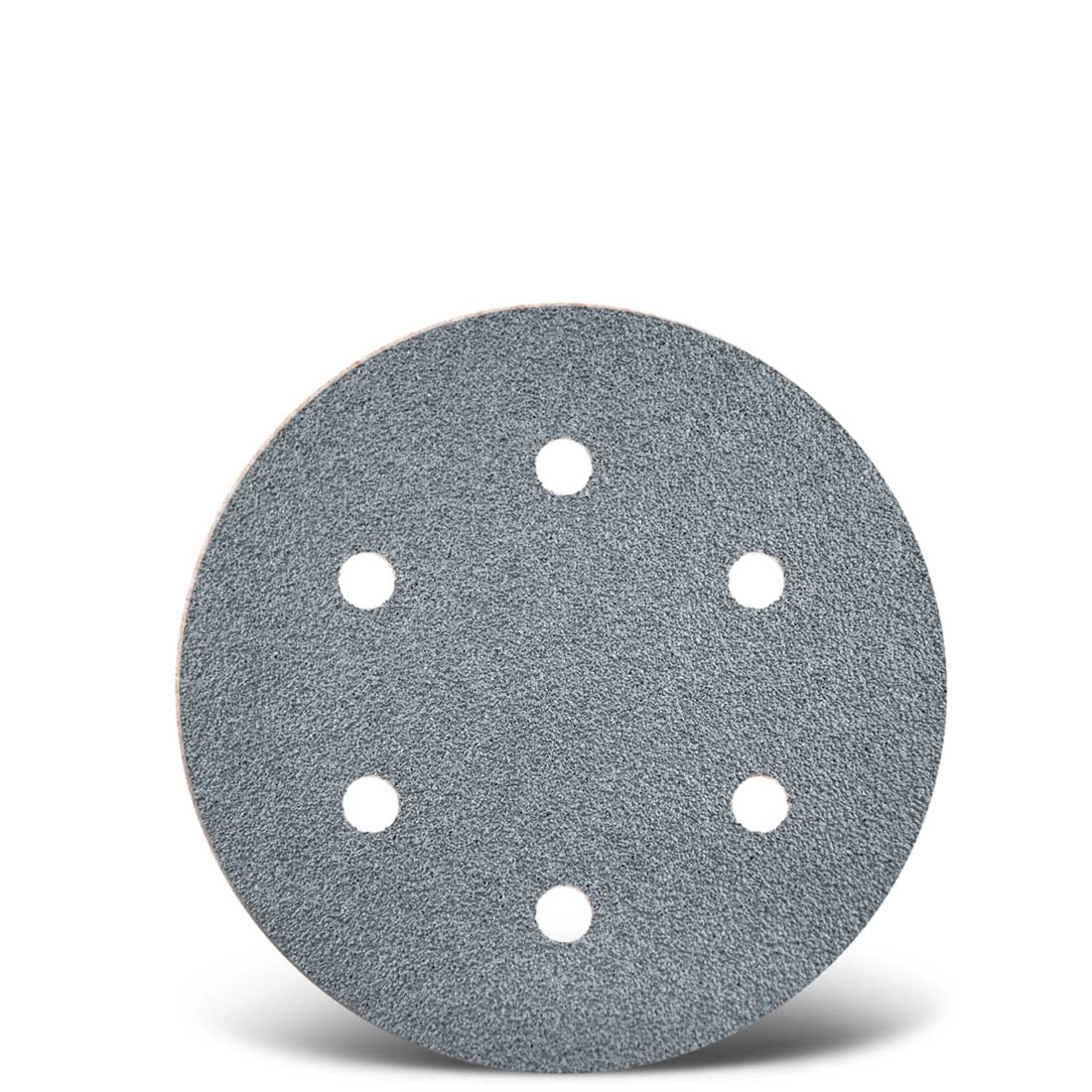 Dischi abrasivi velcrati MENZER per levigatrici rotorbitali, G40–400, Ø 150 mm / 6 fori / corindone semi-friabile con stearato