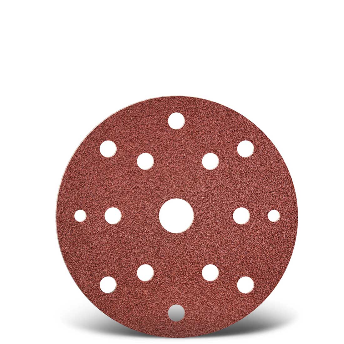 Dischi abrasivi velcrati MENZER per levigatrici rotorbitali, G24–240, Ø 150 mm / 15 fori / corindone normale