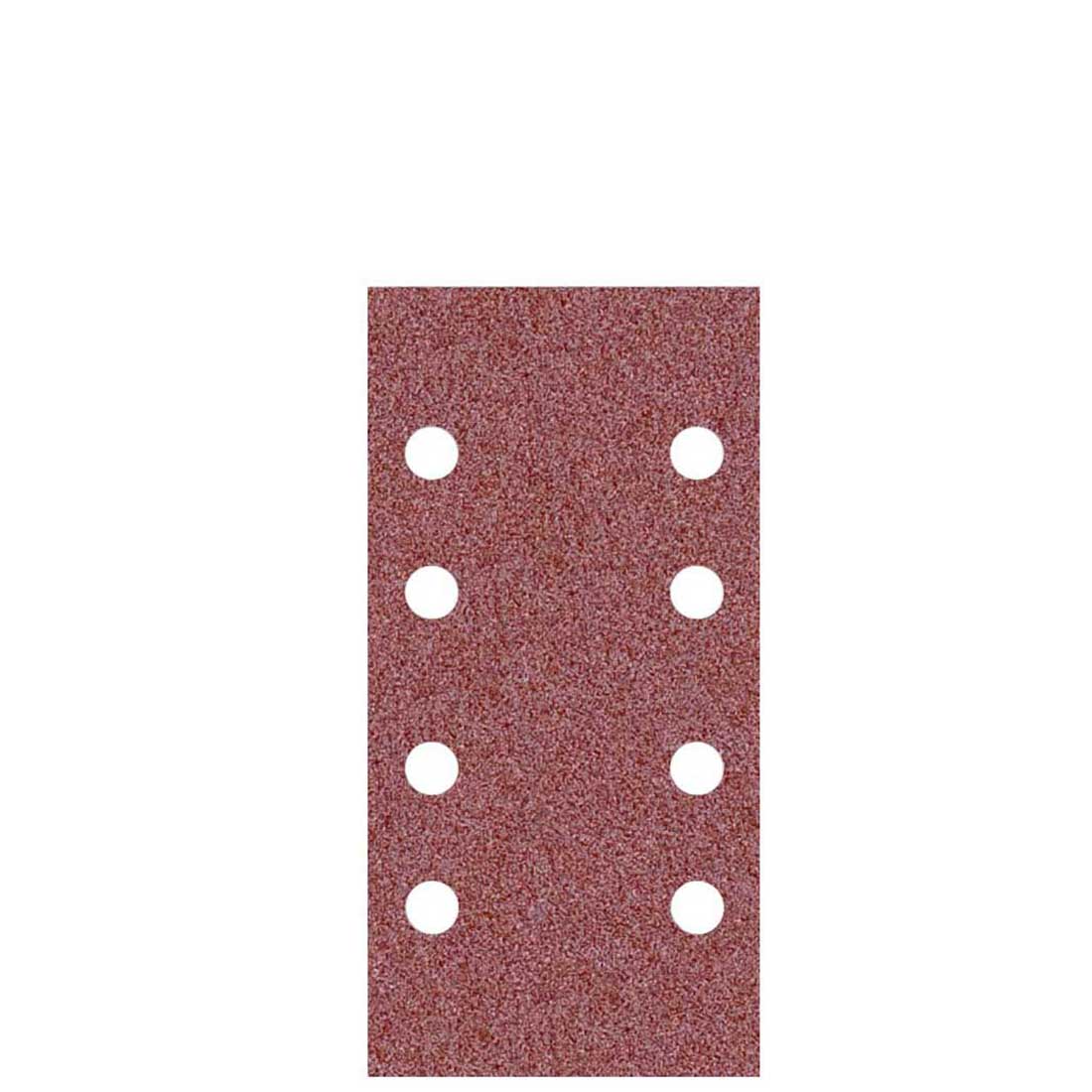 Carte abrasive velcrate MioTools per levigatrici orbitali, G40–240, 180 x 93 mm / 8 fori / corindone normale