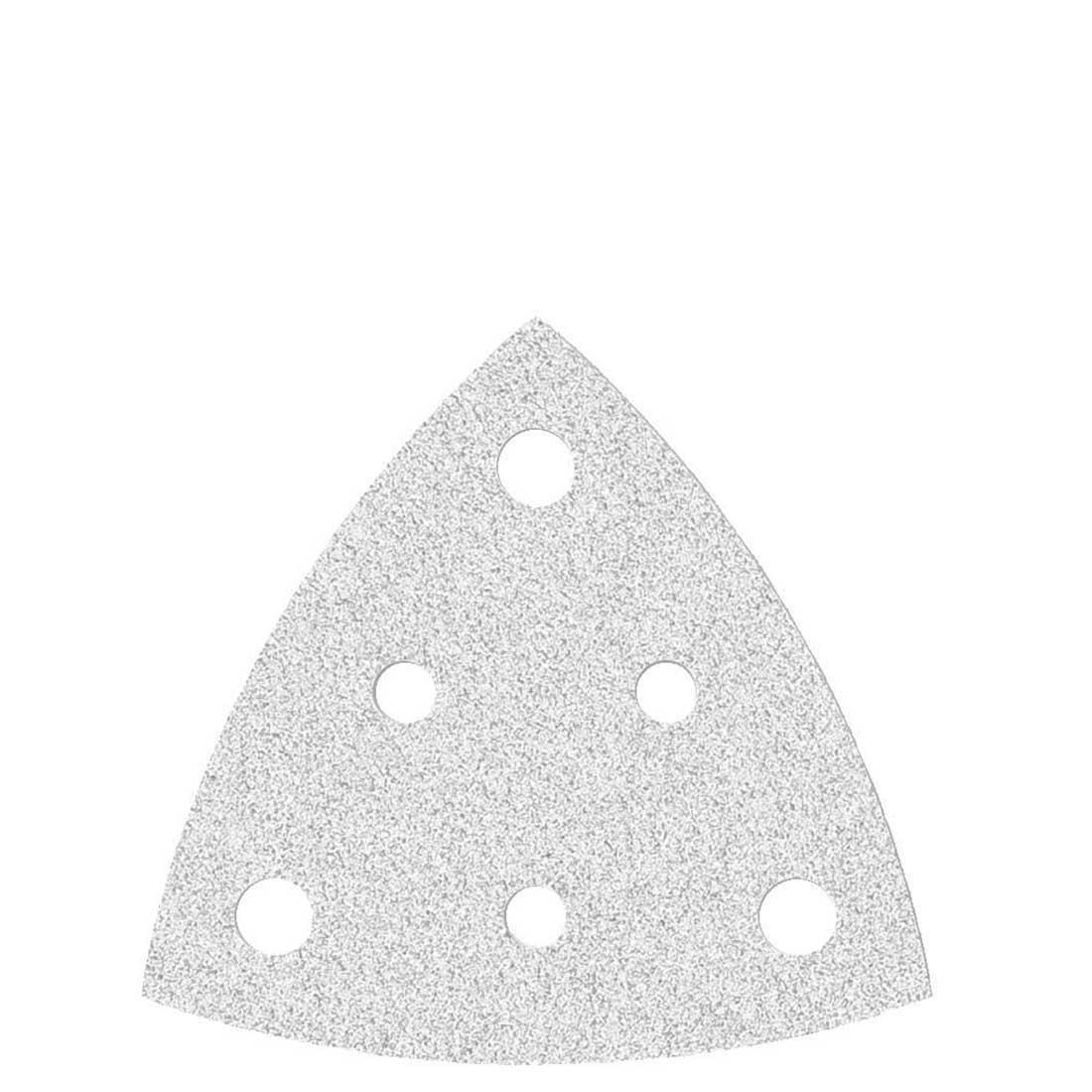 Carte abrasive velcrate MioTools per levigatrici a delta, G40–400, 82 mm / 6 fori / corindone normale con stearato