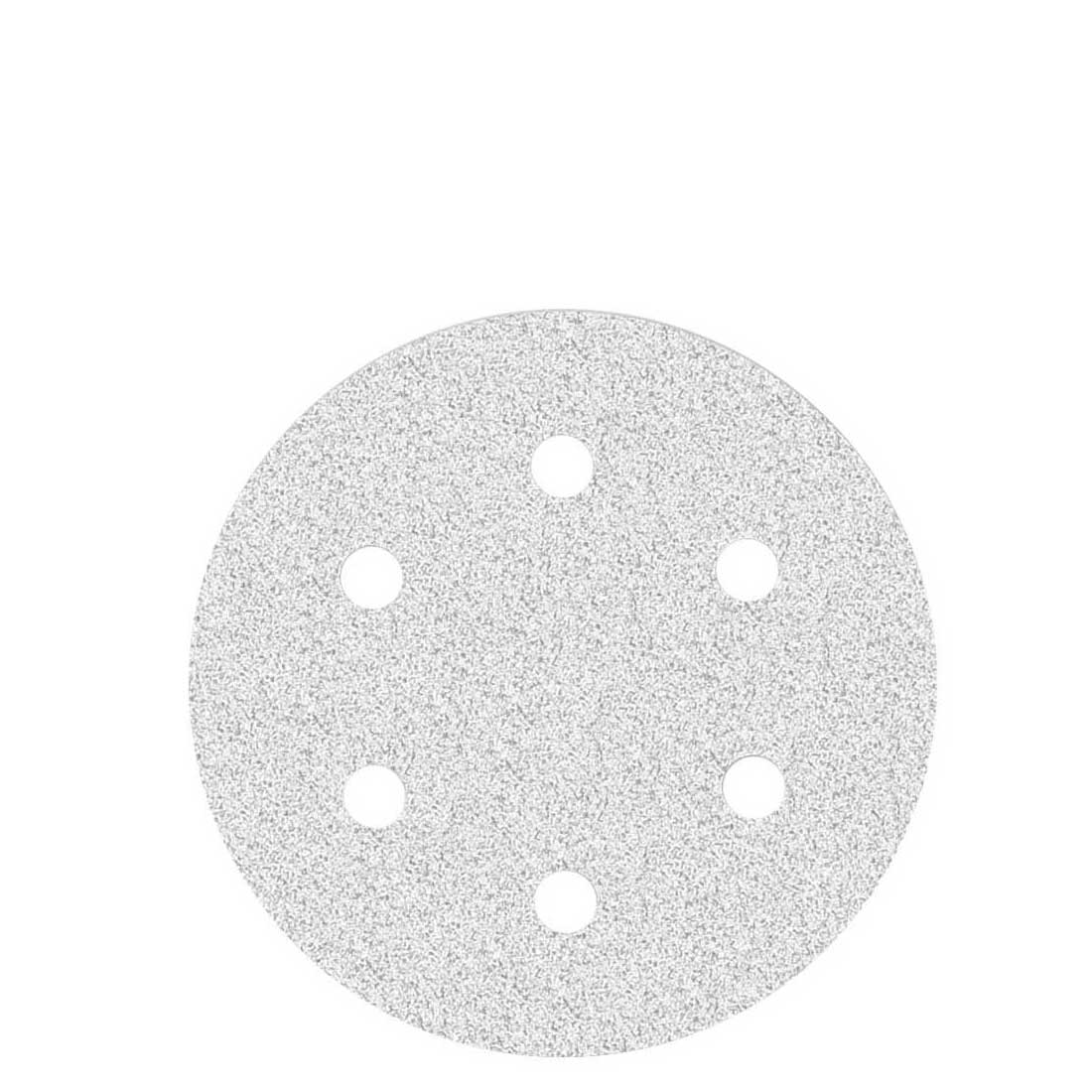 Dischi abrasivi velcrati MioTools per levigatrici per muri, G40–400, Ø 225 mm / 6 fori / corindone normale con stearato