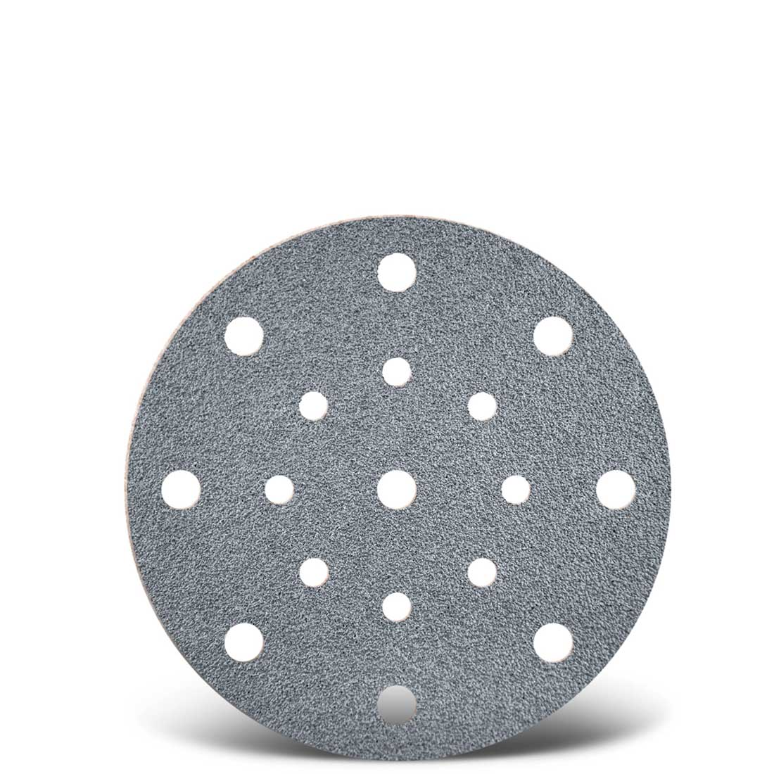Dischi abrasivi velcrati MENZER per levigatrici rotorbitali, G40–400, Ø 150 mm / 17 fori / corindone semi-friabile con stearato