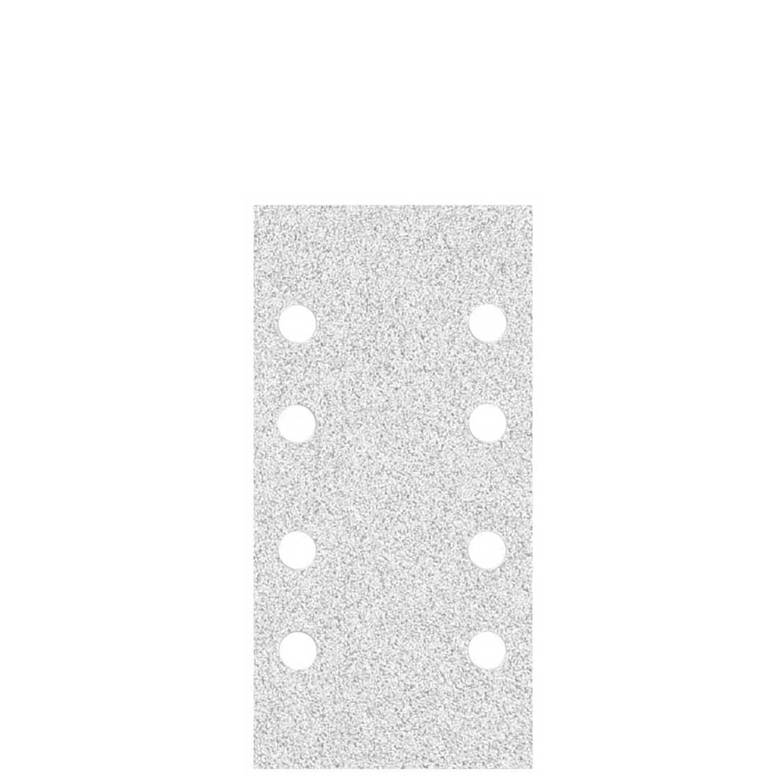 Carte abrasive velcrate MioTools per levigatrici orbitali, G40–400, 180 x 93 mm / 8 fori / corindone normale con stearato