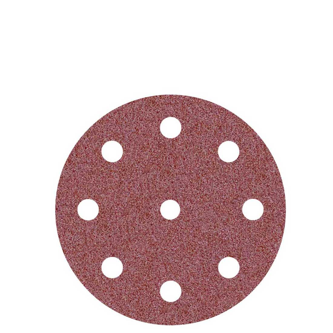 Dischi abrasivi velcrati MioTools per levigatrici rotorbitali, G24–240, Ø 125 mm / 9 fori / corindone normale