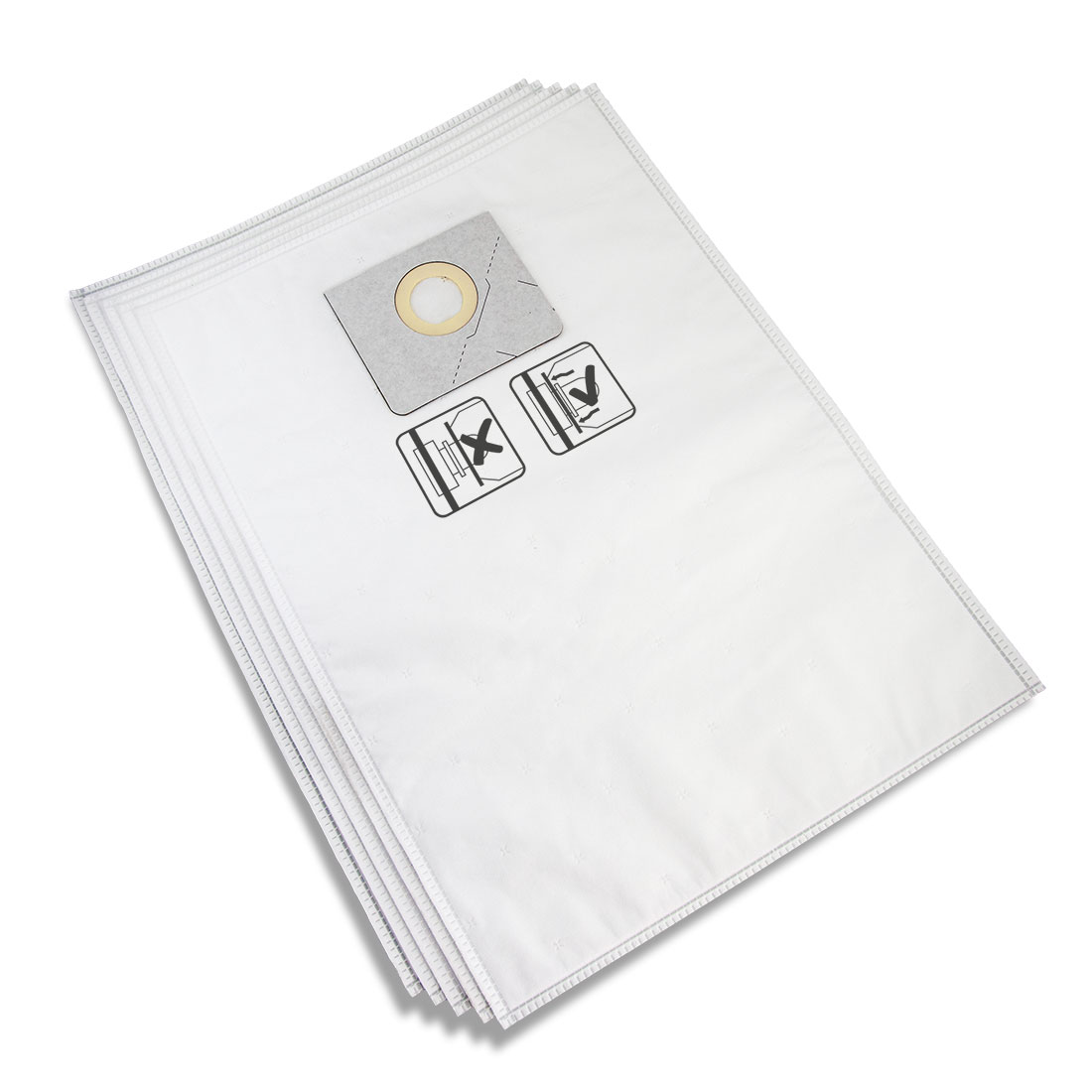 Kit sacchetti filtro in tessuto non tessuto 30 l (5 pz.)