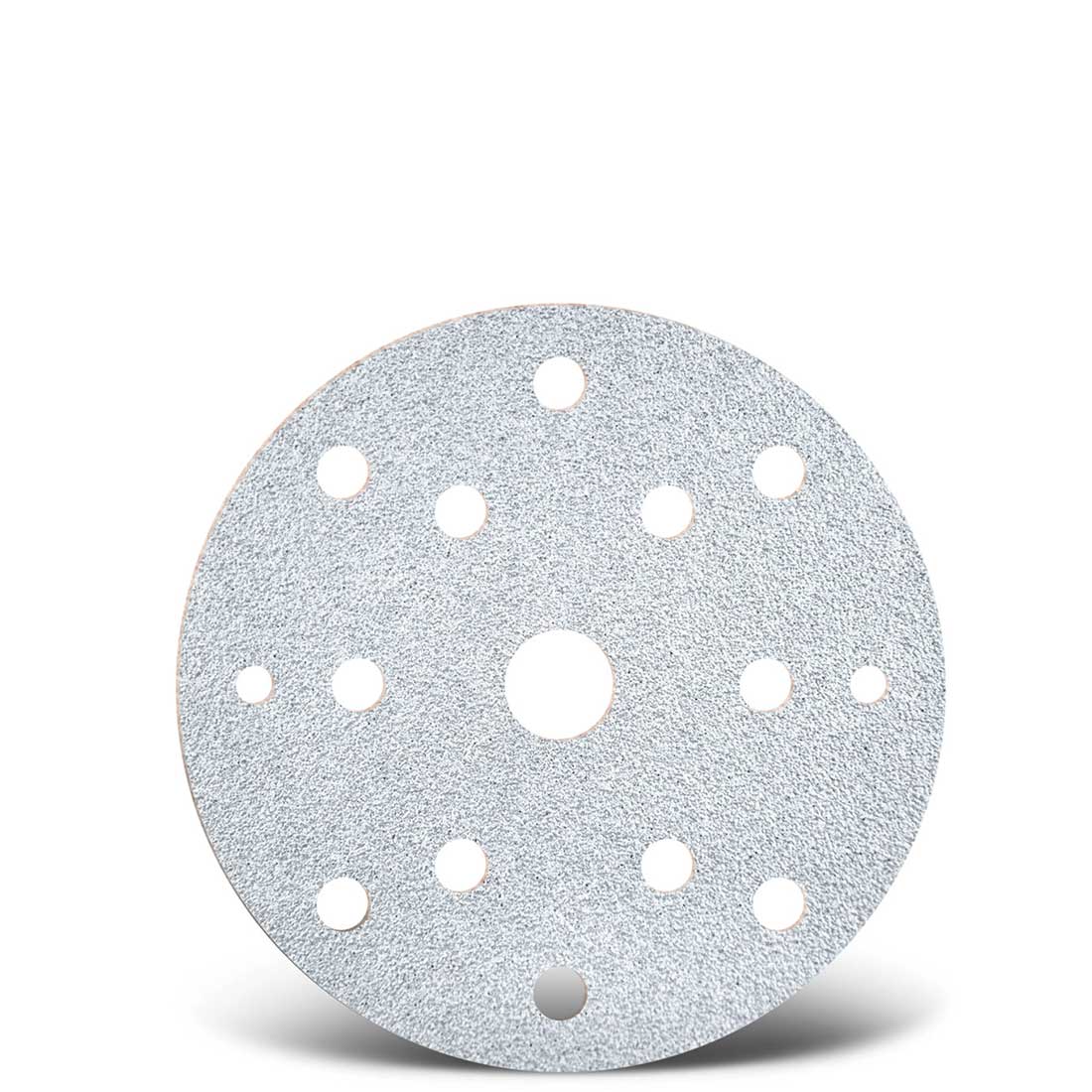 Dischi abrasivi velcrati MENZER per levigatrici rotorbitali, G40–400, Ø 150 mm / 15 fori / corindone normale con stearato