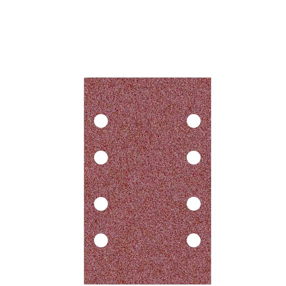 Carte abrasive velcrate MioTools per levigatrici orbitali, G40–240, 133 x 80 mm / 8 fori / corindone normale