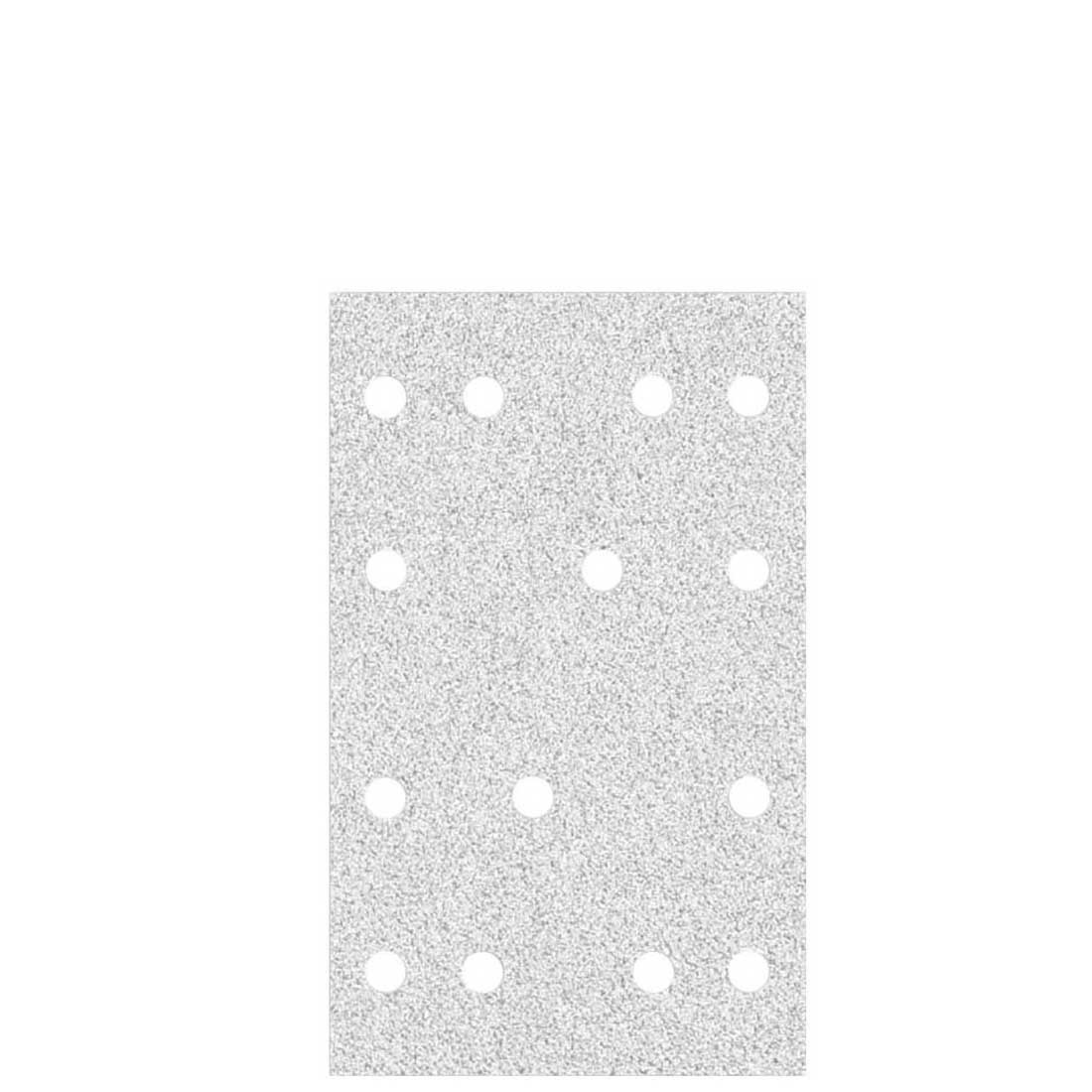 Carte abrasive velcrate MioTools per levigatrici orbitali, G40–400, 133 x 80 mm / 14 fori / corindone normale con stearato